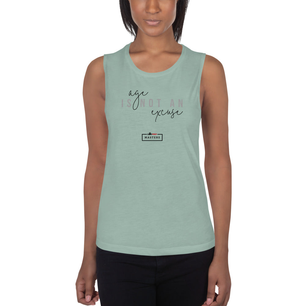 Ladies’s WODprep 'Age is not an Excuse' Muscle Tank
