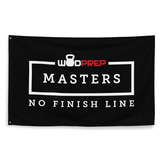 WODprep Masters "No Finish Line" Gym Flag