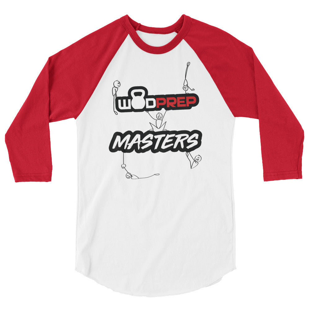 WODprep Masters Stick Figure 3/4 Sleeve Raglan Shirt